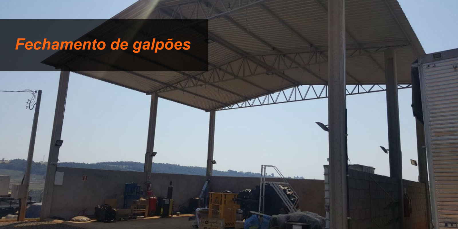 Fechamento de Galpões